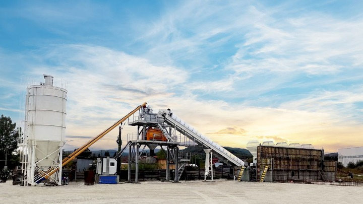 C100 Twin Concrete Batching Plant