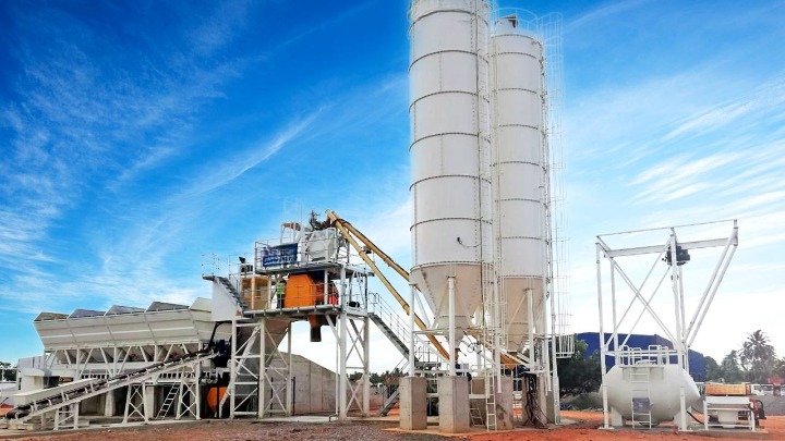 C60 Single Concrete Batching Plant