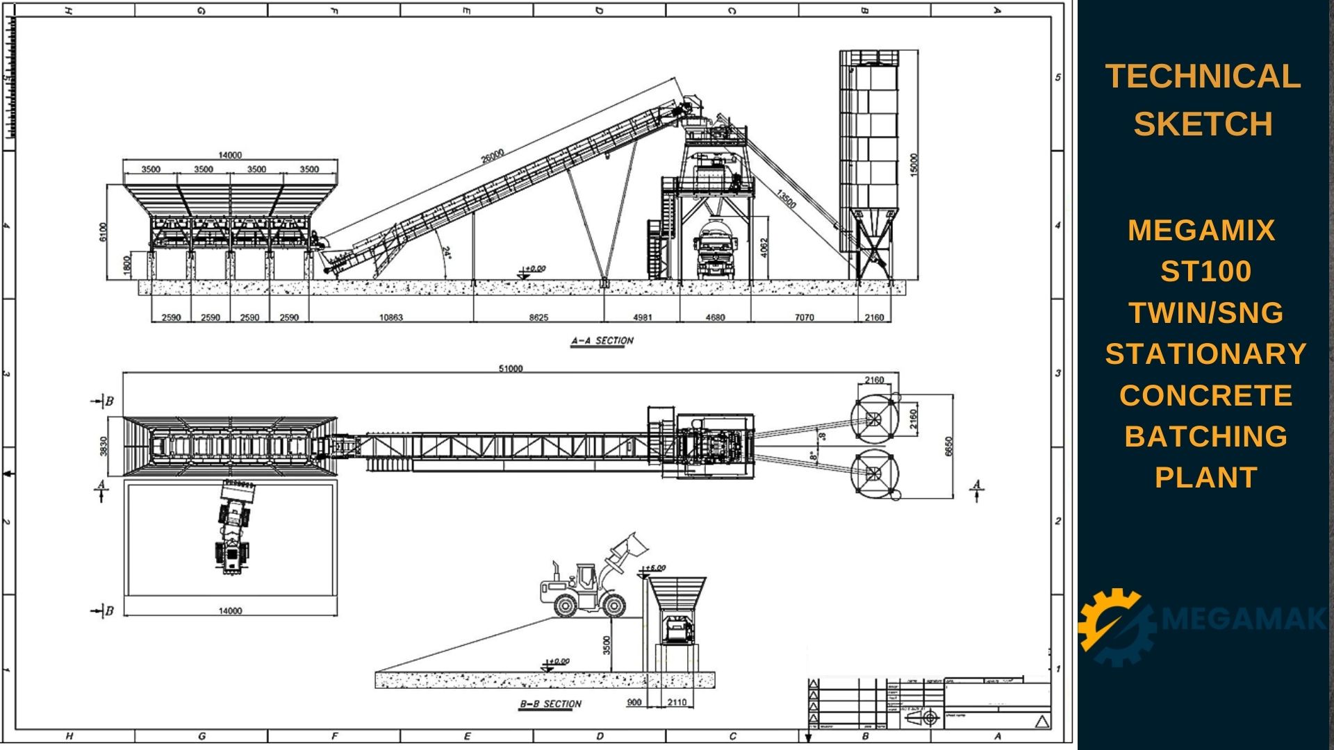 Technical Sketch of Stationary 100