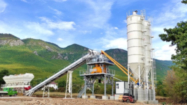 Stationary 100 Concrete Batching Plant